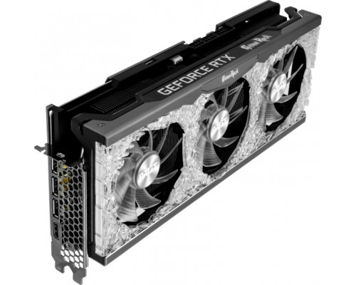 Видеокарта NVIDIA GeForce RTX3080 Palit GameRock 10Gb LHR (NED3080U19IA-1020G V1)