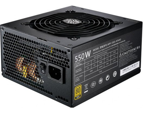 Блок питания 550W Cooler Master MWE Gold 550 Full Modular (MPY-5501-AFAAG-EU)